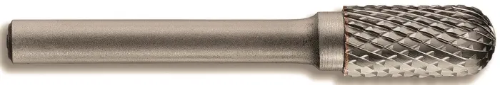 Pöördviil kõvasulamist, silindriline, ümara otsaga Ø 12 mm. Kinnitus 6 mm. T Line. Plastik kassetis Tivoly - Image 1