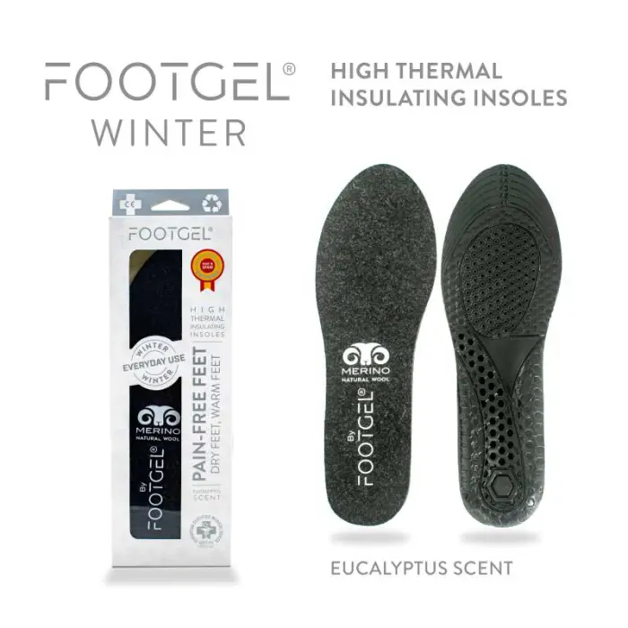 Sisetallad Footgel Winter Everyday Use, eukalüpti lõhnaga, suurus 41-46 - Image 1