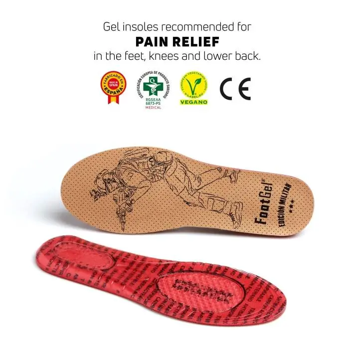 Sisetallad Footgel Tactical, suurus 39-42 - Image 5