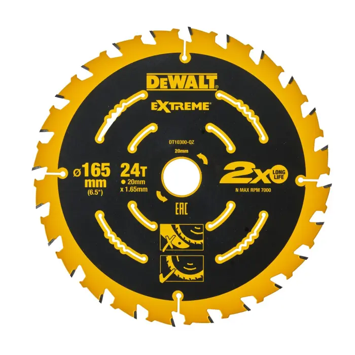 Saeketas DeWalt 165x20/24T/1,65mm - Image 1