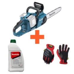 Akukettsaag DUC353Z + kindad Mechanix FastFit MFF-02-010 + ketiõli 1L 1910U0-9