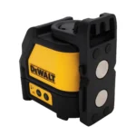 Dewalt laserloodi tööriist musta ja kollase korpusega.