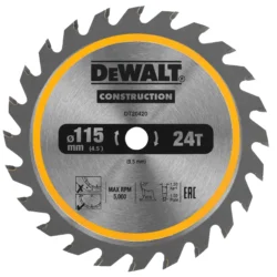 DeWalt 115mm 24T saeketas puidutööks