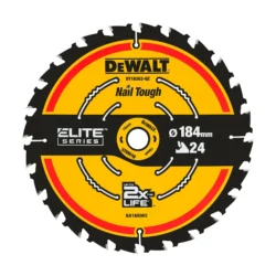 DeWalt ketassaag, 184mm, 24 hambad