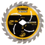 DeWalt saeketas 190mm, 24 hammastega