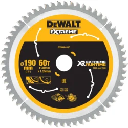 Dewalt saetera 190mm, 60T, puidule.