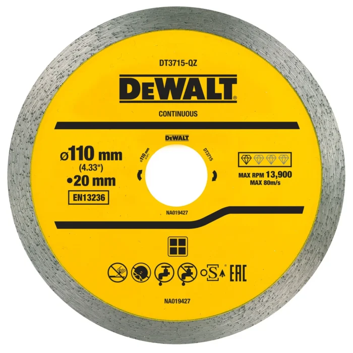 DeWalt lõikeketas 110mm, 13900 RPM