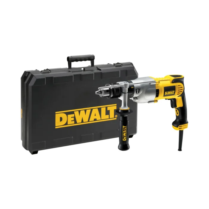 DeWalt trell ja kohver mustal taustal