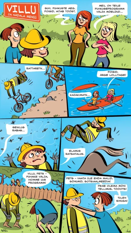 Villu ja sõbrad seiklevad puhkusel.