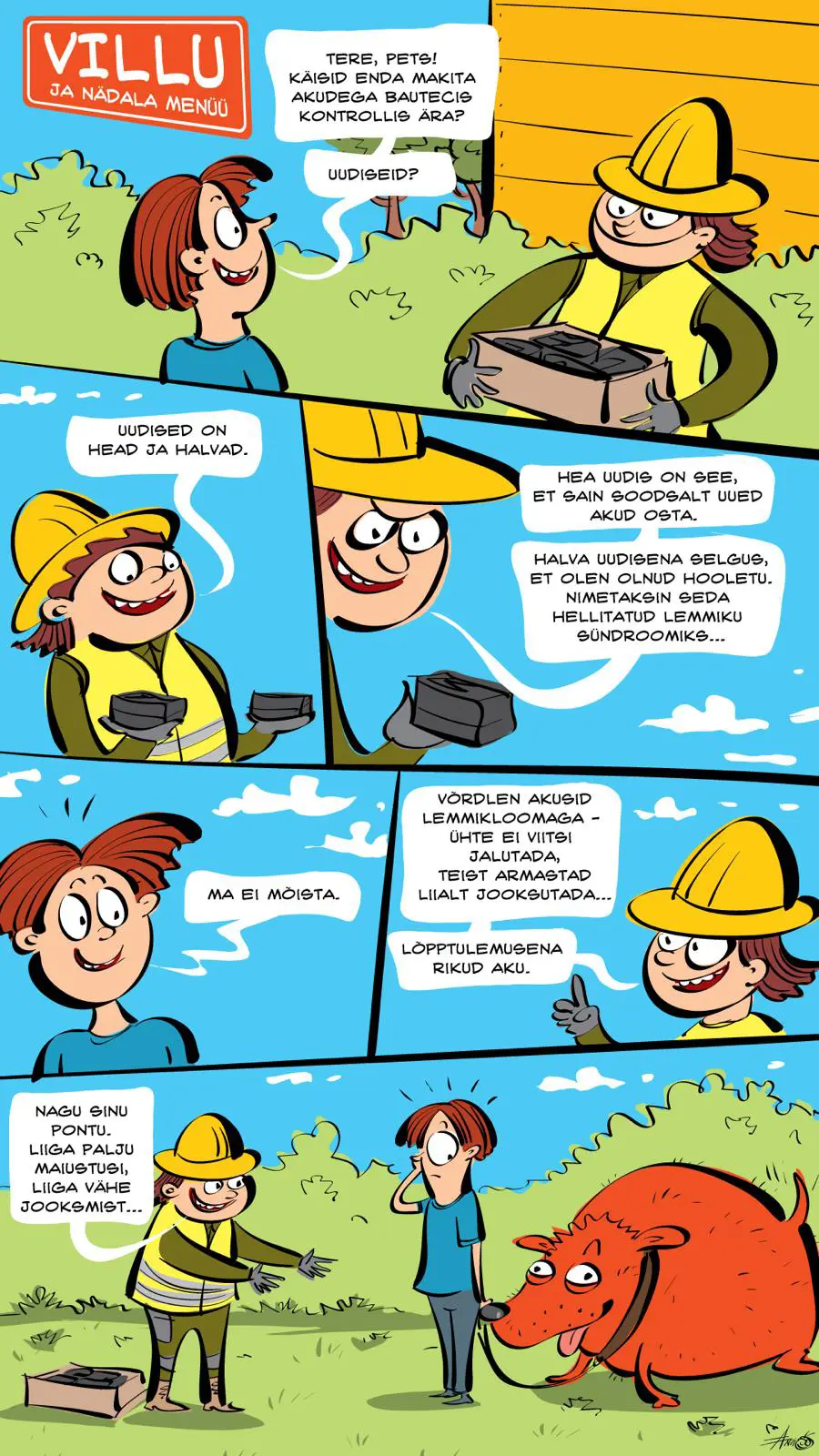 Kaks meest arutavad akude hooldamisest.