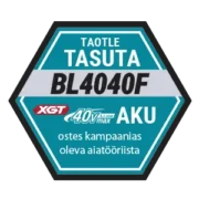 Tasuta BL4040F aku kampaania aiatööriistadele